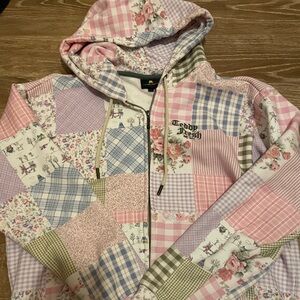 Teddy Fresh Patchwork Hoodie